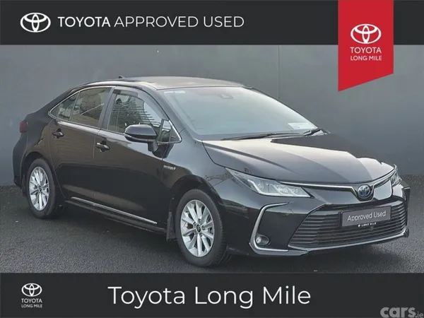 Toyota Corolla Saloon, Petrol Hybrid, 2021, Black