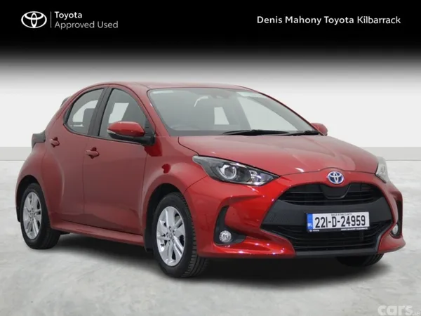 Toyota Yaris Hatchback, Petrol Hybrid, 2022, Red