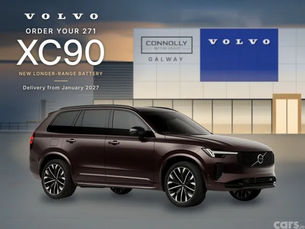 Volvo XC90 SUV, Petrol Plug-in Hybrid, 2027, Red