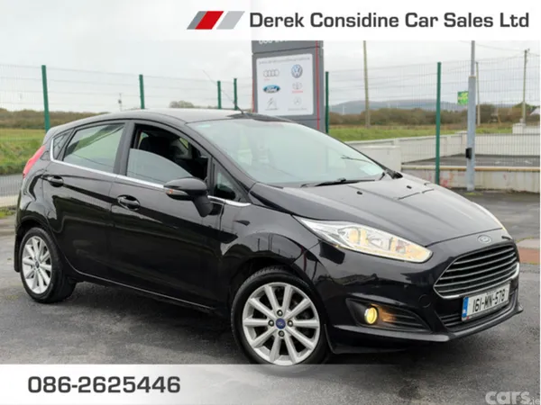 Ford Fiesta Hatchback, Petrol, 2016, Black