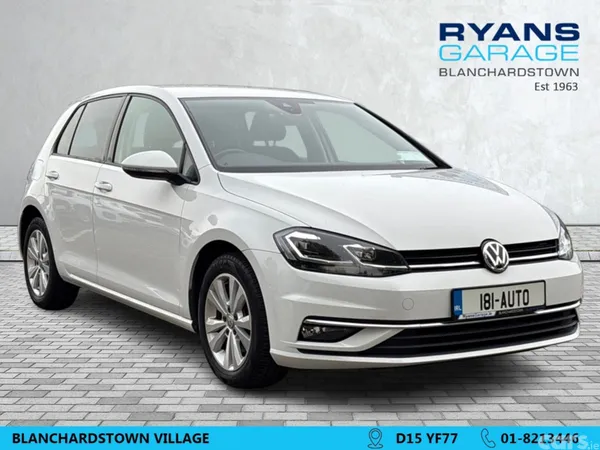 Volkswagen Golf Hatchback, Petrol, 2018, White