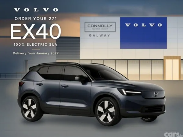 Volvo EX40 SUV, Electric, 2027, Blue