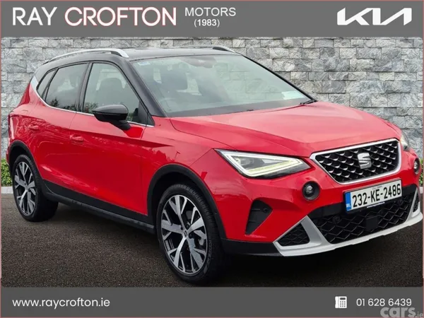 SEAT Arona SUV, Petrol, 2023, Red