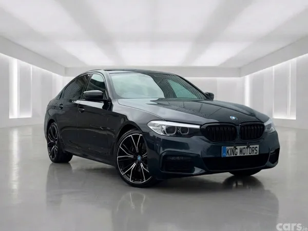 BMW 5-Series Saloon, Petrol Hybrid, 2019, Black