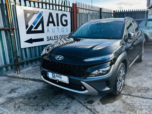 Hyundai KONA SUV, Petrol Hybrid, 2021, Black
