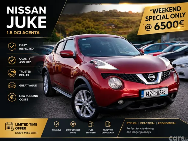 Nissan Juke MPV, Petrol, 2014, Red