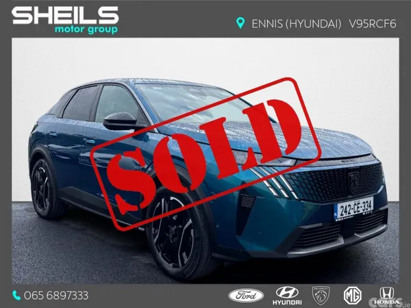 Peugeot 3008 MPV, Electric, 2024, Blue