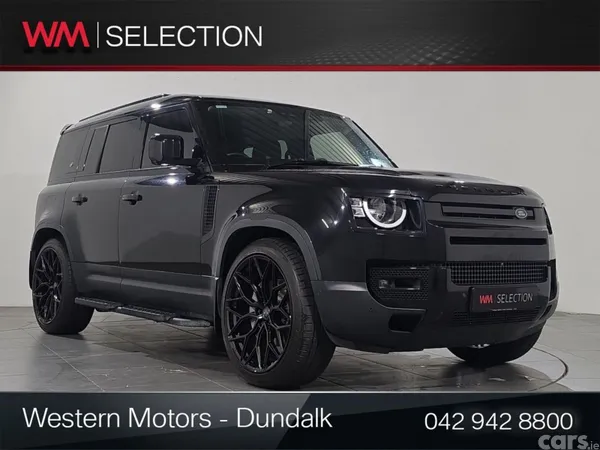 Land Rover Defender SUV, Petrol Plug-in Hybrid, 2023, Black
