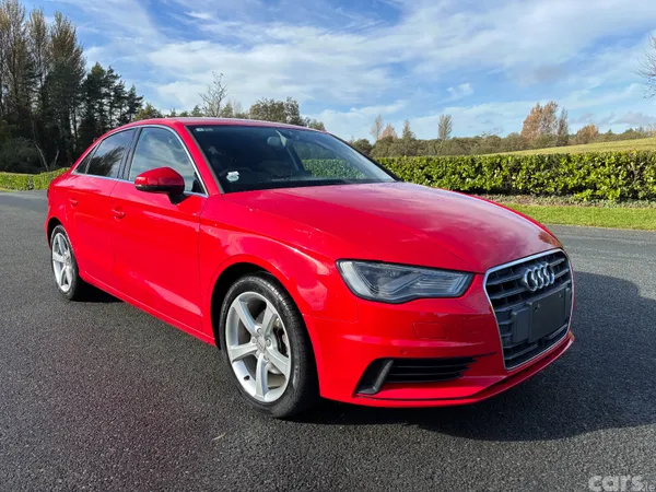 Audi A3 Saloon, Petrol, 2015, Red