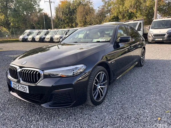 BMW 5-Series Saloon, Petrol Plug-in Hybrid, 2022, Black