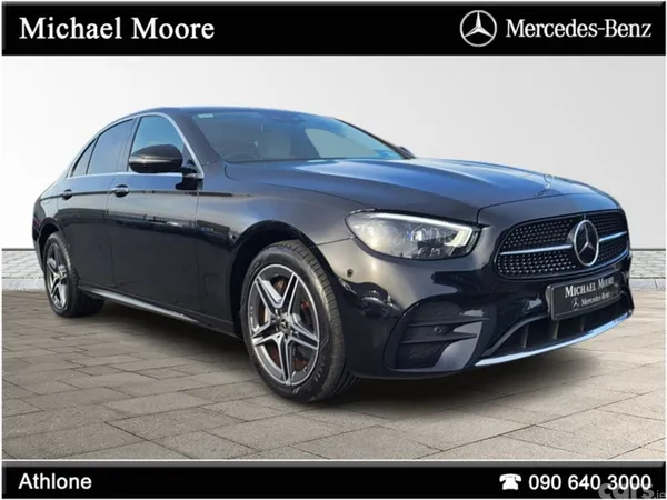 Mercedes-Benz E-Class Saloon, Diesel Plug-in Hybrid, 2021, Black