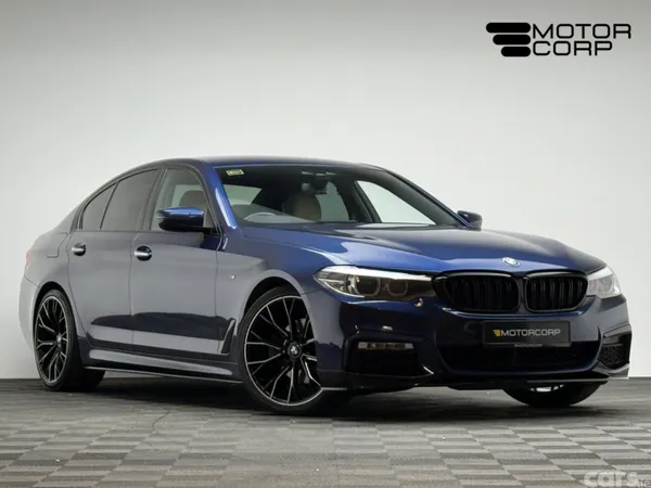 BMW 5-Series Saloon, Diesel, 2018, Blue