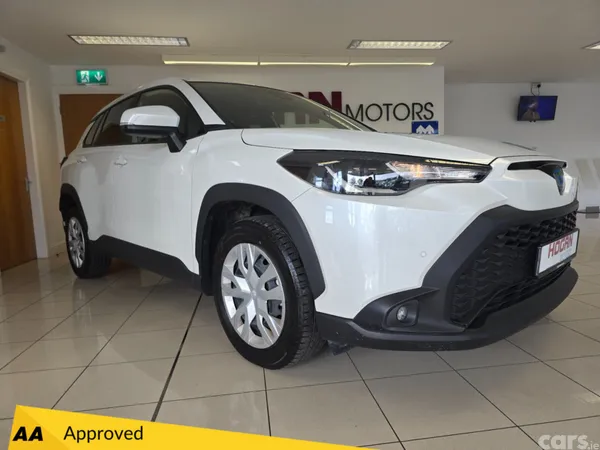 Toyota Corolla Cross SUV, Petrol Hybrid, 2023, White