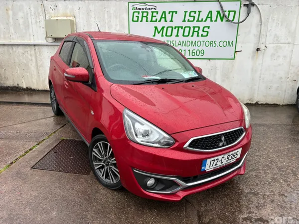 Mitsubishi Mirage Hatchback, Petrol, 2017, Red
