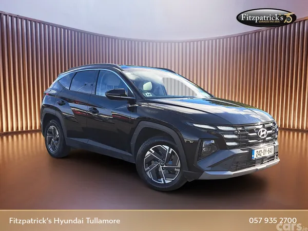Hyundai Tucson SUV, Petrol Hybrid, 2024, Black