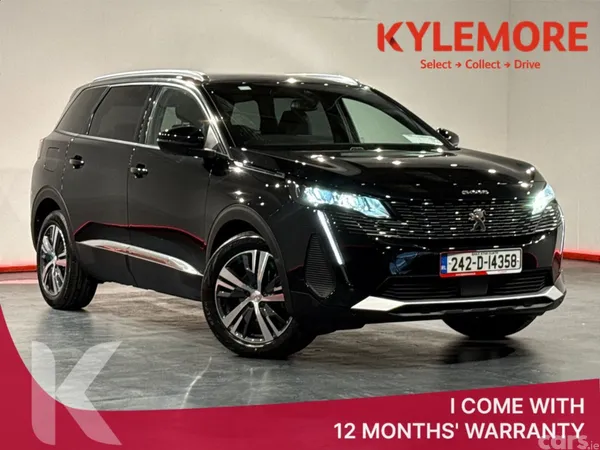 Peugeot 5008 MPV, Petrol Hybrid, 2024, Black