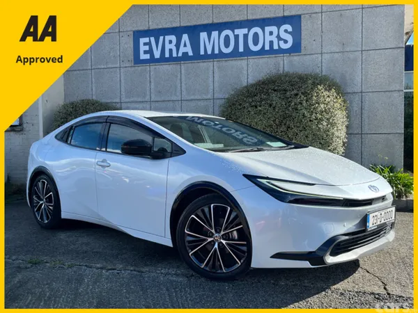 Toyota Prius Saloon, Petrol Hybrid, 2023, White