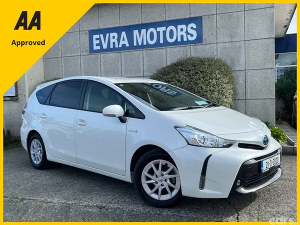 Toyota Prius MPV, Petrol Hybrid, 2021, White