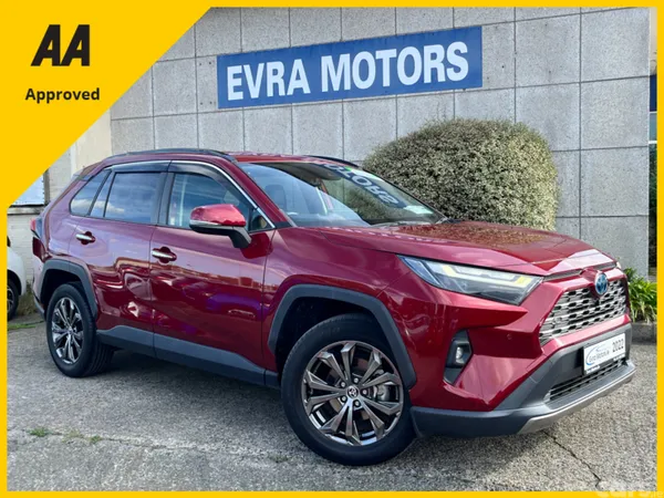 Toyota RAV4 SUV, Petrol Hybrid, 2022, Red