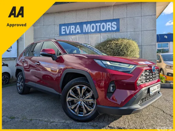 Toyota RAV4 SUV, Petrol Hybrid, 2023, Red