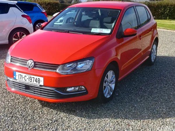 Volkswagen Polo Hatchback, Petrol, 2017, Red