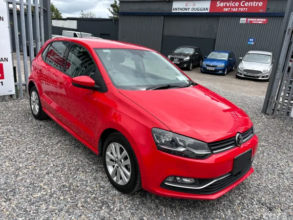 Volkswagen Polo Hatchback, Petrol, 2018, Red