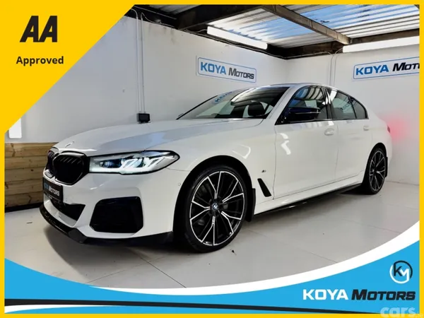 BMW 5-Series Saloon, Diesel, 2021, White