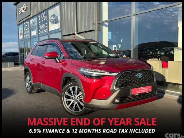 Toyota Corolla Cross SUV, Petrol Hybrid, 2023, Red