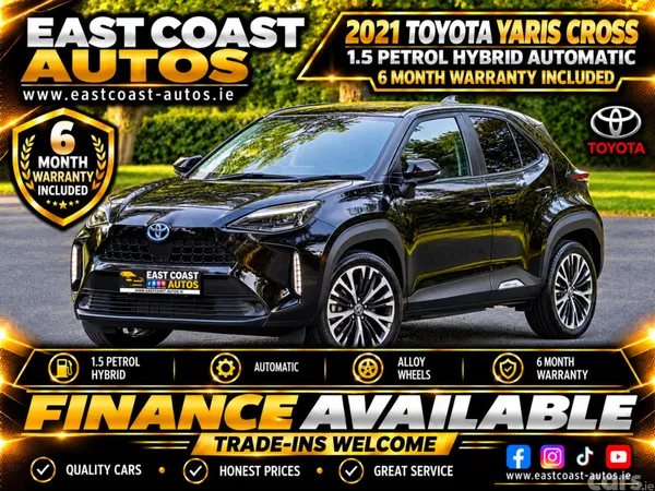 Toyota Yaris Cross Estate, Petrol Hybrid, 2021, Black
