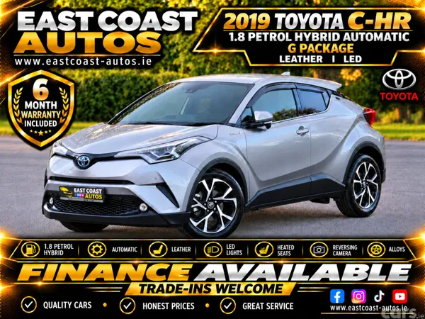 Toyota C-HR Hatchback, Petrol Hybrid, 2019, Grey