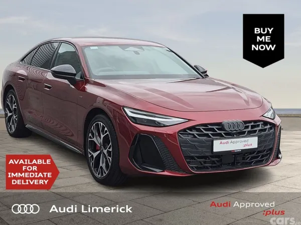Audi A6 Saloon, Petrol Plug-in Hybrid, 2026, Red