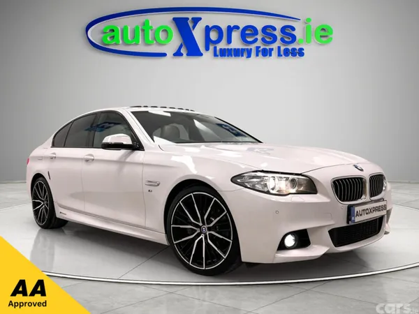 BMW 5-Series Saloon, Diesel, 2016, White