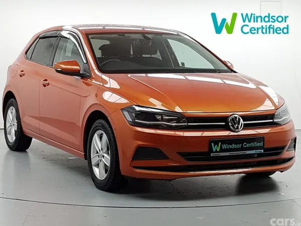 Volkswagen Polo Hatchback, Petrol, 2019, Orange