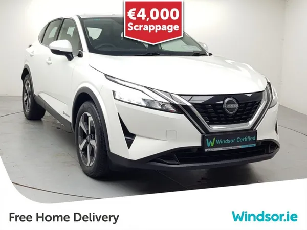 Nissan Qashqai MPV, Petrol Hybrid, 2024, White