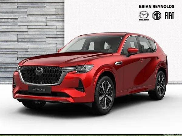 Mazda CX-60 SUV, Petrol Plug-in Hybrid, 2026, Red