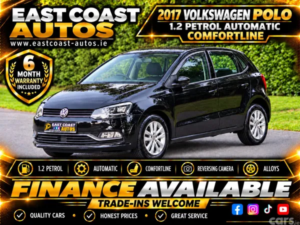 Volkswagen Polo Hatchback, Petrol, 2017, Red