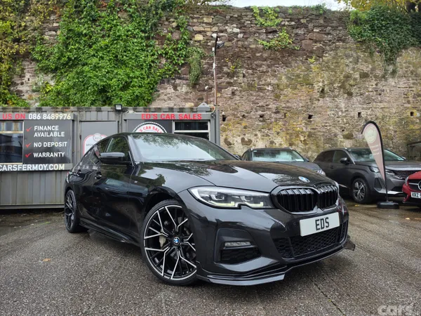 BMW 3-Series Saloon, Petrol Hybrid, 2020, Black