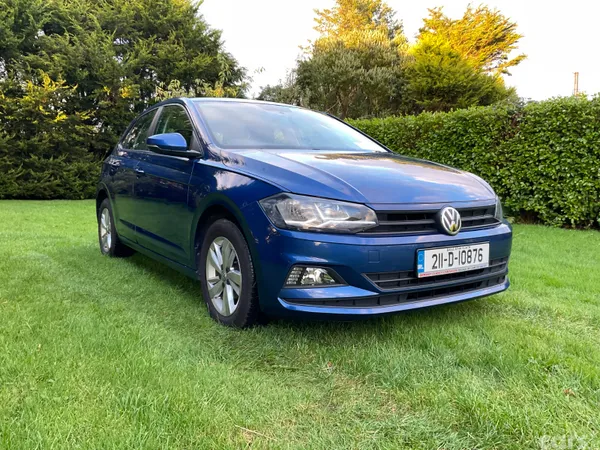 Volkswagen Polo Hatchback, Petrol, 2021, Blue