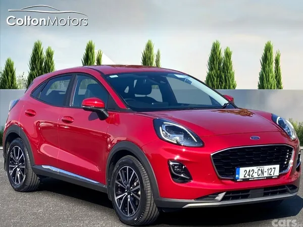 Ford Puma SUV, Petrol Hybrid, 2024, Red