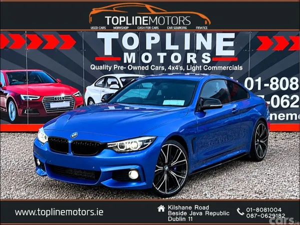 BMW 4-Series Coupe, Diesel, 2017, Blue