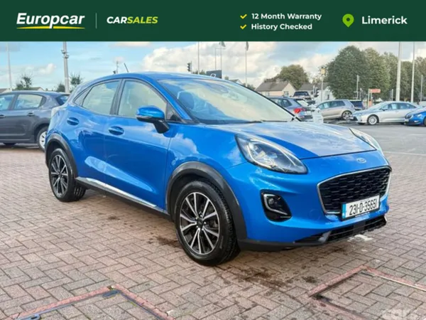 Ford Puma MPV, Petrol Hybrid, 2023, Blue
