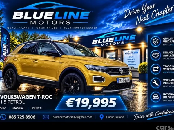 Volkswagen T-Roc SUV, Petrol, 2019, Yellow