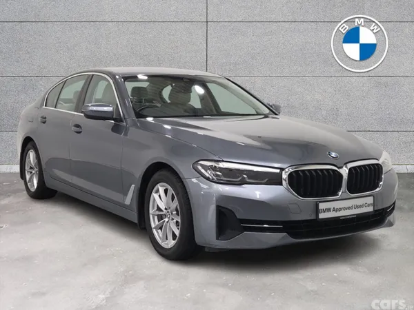 BMW 5-Series Saloon, Diesel Hybrid, 2021, Blue