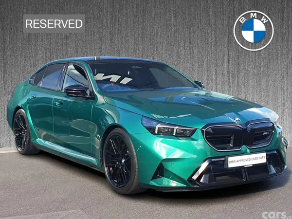BMW M5 Saloon, Petrol Plug-in Hybrid, 2026, Green