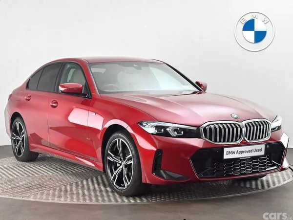 BMW 3-Series Saloon, Petrol Plug-in Hybrid, 2025, Red