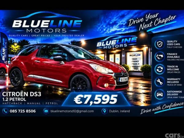 DS Automobiles DS 3 Hatchback, Petrol, 2018, Red