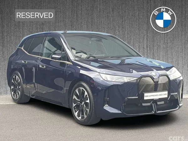 BMW iX SUV, Electric, 2025, Blue