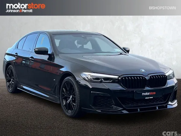 BMW 5-Series Saloon, Petrol Plug-in Hybrid, 2021, Black