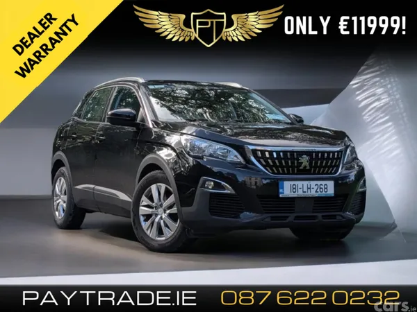 Peugeot 3008 MPV, Petrol, 2018, Black