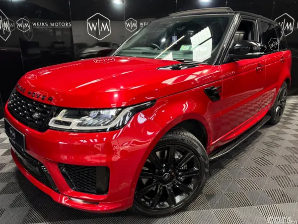 Land Rover Range Rover Sport Estate, Petrol Plug-in Hybrid, 2020, Red